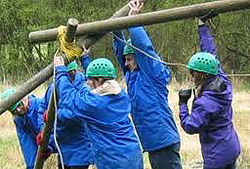 team building exercise photo